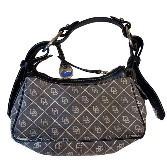 Dooney & Bourke Signature Small Hobo Purse - Picture 1 of 13